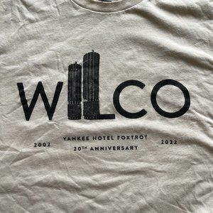 Wilco Yankee Hotel Foxtrot Anniversary Tour Shirt 2022 Rare Concert Tee